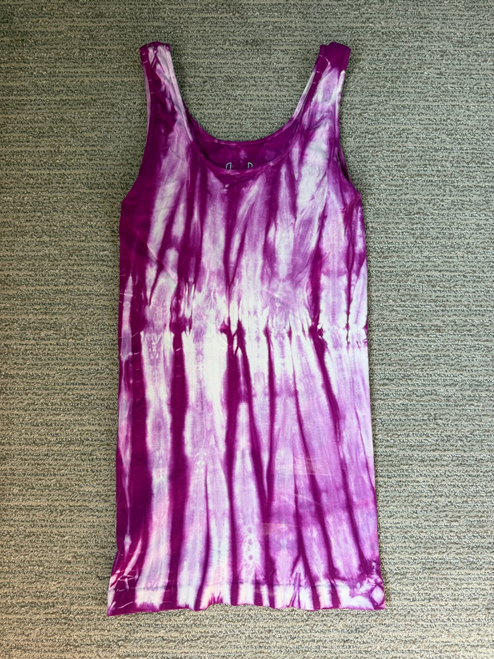 Tees by Tina Purple & White Tie-Dye Tank Top